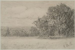 Landschaft (#1) ca. 1880er von Edward Mitchell Bannister