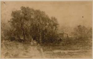Landschaft mit Wäldern, um 1880er Jahre von Edward Mitchell Bannister