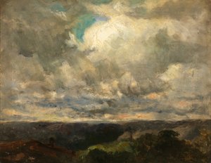 Unbetitelte Landschaft, bewölkter Himmel