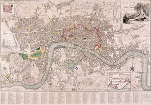Karte von London