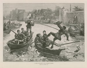 Ein Wasserturnier im fünfzehnten Jahrhundert von Edward Morant Cox