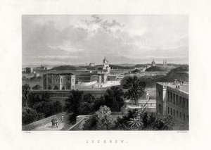 Lucknow, Hauptstadt des Bundesstaates Uttar Pradesh, Indien, 19. Jahrhundert