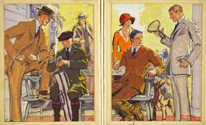 Werbung für Hart, Schaffner & Marx Kleidung, veröffentlicht 1900