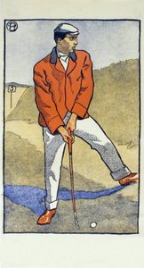 Juni/Juli, Detail aus dem Golfkalender 1931 von Edward Penfield