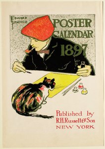Plakatkalender 1897, R. H. Russel & Son, Verleger von Edward Penfield