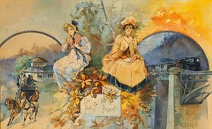 Die Vergangenheit und die Gegenwart von Edward Percy Moran