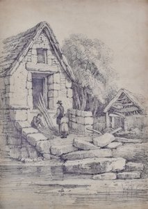 Landschaft mit Haus von Edward Pretty