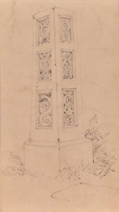 Monumentskizze von Edward Pretty