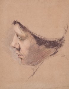 Profil eines Mannes von Edward Pretty