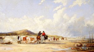 Überquerung der Sands nach Swansea Market von Edward Pritchard