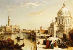 Der Große Kanal mit Santa Maria della Salute, Venedig