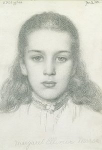 Margaret Ellinor Morse, 2. Januar 1882 von Edward Robert Hughes