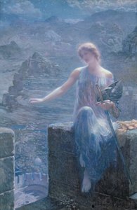 Die Wache der Walküre, 1906 von Edward Robert Hughes