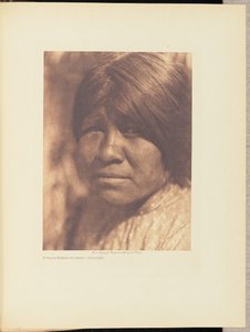 Eine junge Frau von Campo - Diegueño von Edward S. Curtis