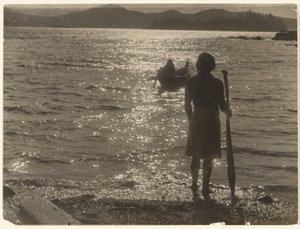 Entlang des nebligen Kupferpfades von Edward S. Curtis
