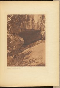 Eingang zur bemalten Höhle von Edward S. Curtis