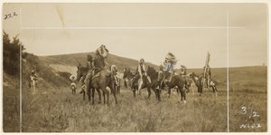 [Männer zu Pferd] von Edward S. Curtis