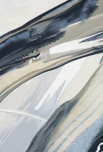 Fließende Abstrakte Blautöne von Edward Selkirk