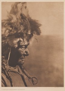 Ein Medizin-Kopfschmuck — Blackfoot von Edward Sheriff Curtis