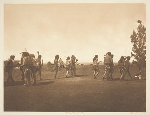 Arikara-Medizinzeremonie - Tanz der Bruderschaft, 1908