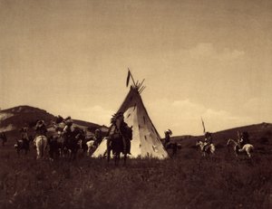 Camp Sioux von Edward Sheriff Curtis