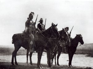 Custers Krähen-Scouts, Indianerstamm von Edward Sheriff Curtis