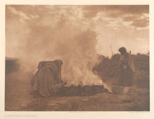 Töpferbrenner in Santa Clara von Edward Sheriff Curtis