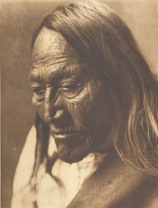 Two Strike, 1907 von Edward Sheriff Curtis