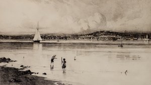 Broughty Ferry von Tayport von Edward Smith Hodgson
