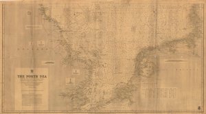 Die Nordsee [Südliches Blatt] aus den neuesten britischen und ausländischen Vermessungen