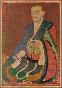 Koreanisches Gemälde des großen buddhistischen Priesters P