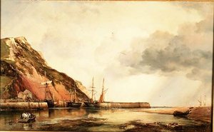 Axmouth Hafen, Devon - Niedrigwasser von Edward William Cooke