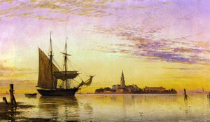 Edward William Cooke Das armenische Kloster, Venedig