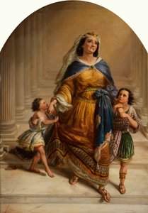 Mariamne, Frau von König Herodes, und ihre Kinder auf dem Weg zur Hinrichtung von Edward William John Hopley