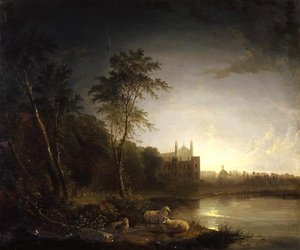 Mondscheinansicht des Eton College von Edward Williams