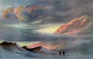 Ein Sonnenuntergang von Hut Point, 2. April 1911, 1913