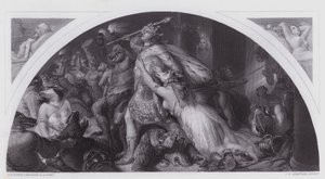 Die Flucht von Komus und seiner Bande von Edwin (after) Landseer