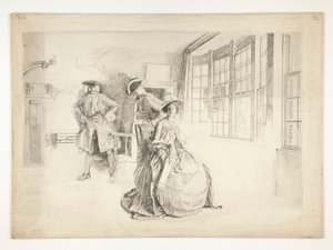 Ein unwillkommener Besucher von Edwin Austin Abbey