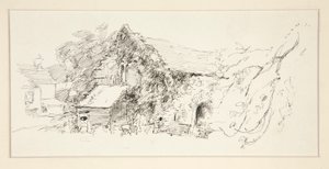 Architekturstudie von Edwin Austin Abbey