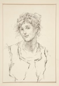 Audrey, Illustration für Akt V, Szene i, Wie es euch gefällt von Edwin Austin Abbey