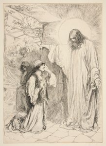 Christus und Maria Magdalena von Edwin Austin Abbey