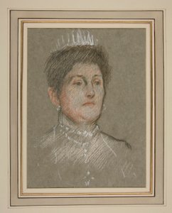Krönung von Edward VII. Porträt: Prinzessin Beatrice von Battenberg von Edwin Austin Abbey