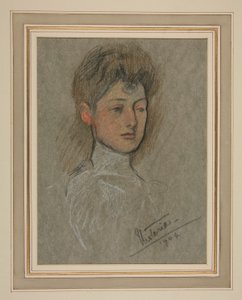Krönung von Edward VII Porträt: Prinzessin Victoria Alexandra Olga Mary von Edwin Austin Abbey