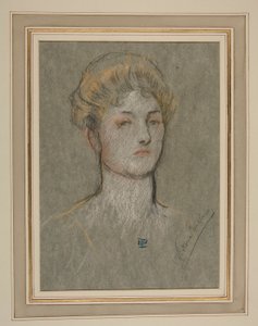 Krönung von Edward VII. Porträt: Prinzessin Victoria Eugenia von Battenberg von Edwin Austin Abbey
