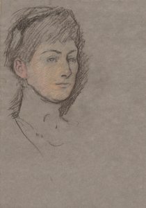 Krönung von Edward VII Porträt(?) - nicht identifizierte Person von Edwin Austin Abbey