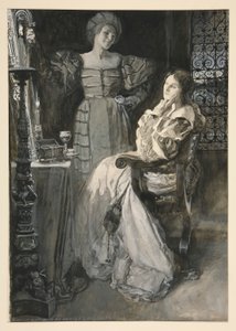 Desdemona und Emilia - Akt IV, Szene III, Othello