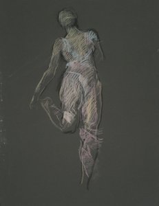 Frühe Figurenstudie von Edwin Austin Abbey