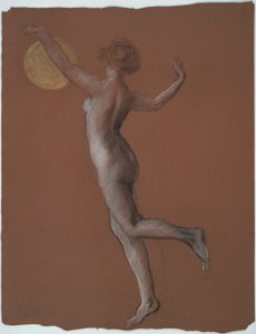 Frühe Figurenstudie von Edwin Austin Abbey