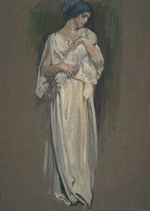 Frühe Studie von Edwin Austin Abbey
