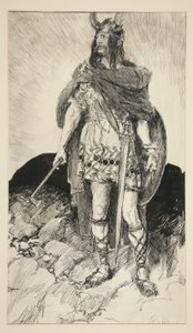 Edgar bewaffnet - Akt V, Szene III, König Lear